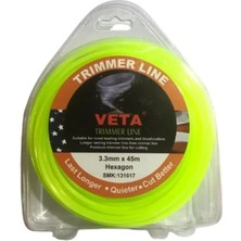 Misda Store 6 Köşeli 3,3 mm 45 mt Tırpan Misinası