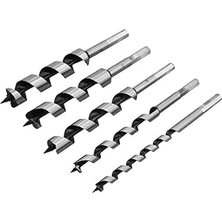 Leaf Shop 48545 5 Pc 200 mm Wood Auger Bit Set