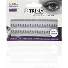 Misda Store El Yapımı Tekli Takma Kirpikler, Yogun, Kisa (60 Adet)