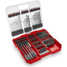 Leaf Shop Einhell Xl-Case 95 Parça Darbeye Dayanıklı Set (Lokma Anahtarı, Havşa, Durdurucu, Pim Anahtarı, Saklama Kutusu Dahil) - 49108798