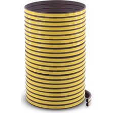 Leaf Shop Kapı Pencere Su Soğuk Geçirmez Izolasyon Bandı Yalıtım Fitili (2X6=12MT, Kahverengi)