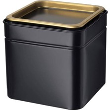 Leaf Shop Blomnıng Kahve/çay Kutusu, Siyah ve Altın Renkli, 10X10X10 Santimetre, 203.732.06