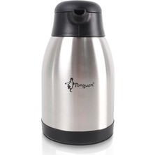 Leaf Shop 2 Litre Çelik Termos PNG-1200P, Penguen Çay Termosu