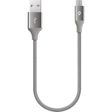 Misda Store Alumicable Mini 30CM Micro USB Şarj Kablosu - Uzay Grisi (2DK25UG)