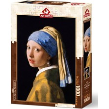 Leaf Shop Puzzle Inci Küpeli Kız 1000 Parça Museum Puzzle