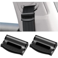 Leaf Shop 2 Adet Araba Emniyet Kemeri Klipsleri, Yetişkinler Için Evrensel Oto Emniyet Kemeri Ayarlayıcı, Konforlu Araba Omuz Boyun Koruyucu Kayış Konumlandırıcı, Araba Için Emniyet Kemeri Tutucu