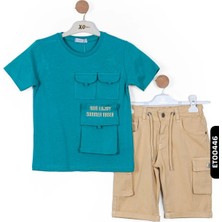 NASR GRUB Erkek Çocuk Şort Takım 8-14 Yaş 4129