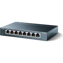 Leaf Shop TL-SG108 V3 8 Portlu Gigabit Ağ Anahtarı 8 Port Siyah TL-SG108