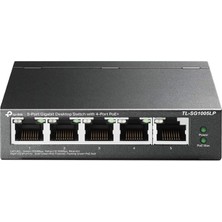 Leaf Shop TL-SG1005LP, 4 Port Poe + ile 5 Port Gigabit Masaüstü Switch