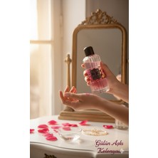 Rosella Gülün Aşkı Parfüm Kremli Cam Kolonya 220 ml