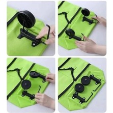 İlk El Grup Alışveriş Çantası Katlanabilir Pazar Arabası Tekerlekli Pazar Arabası Katlanabilir