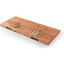 Misda Store Dekoratif Tasarım Duvar Raf Düzenleyici Kütüphane Kitaplık Banyo ve Mutfak Küçük Koyu