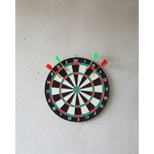 İlk El Grup 17 Inç Profesyonel Dart Tahtası Dayanıklı Yapı ve 4 Metal Dart Oku