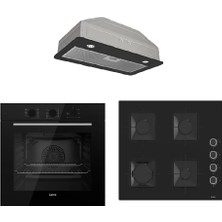 Ferre Flowart Serisi (QBL62CS SS205 D050 ) Ankastre Set