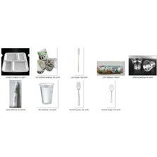  4 gözlü piknik seti 25 adet