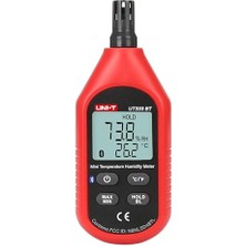 Misda Store Mini Temperature Humidity Meter LCD Digital Air Temperature Thermometer Hygrometer Gauge Tester Max/mın MODE(UT333BT)