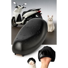 Misda Store Caro (1100) Piaggio Medley 150 Scooter Sele Kılıfı Su Geçirmez Siyah No:5 ile Uyumlu