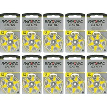 Misda Store Extra Advanced Işitme Cihazı Pili No:10 | 60 Adet