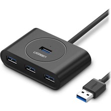 Misda Store USB 3.0 4 Portlu Hub Çoklayıcı Siyah 50 cm
