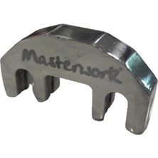 Misda Store Ayarlanabilir Keman Susturucu Kaliteli Döküm Metal Keman Susturucusu 4/4 3/4 1/2 Gümüş Renk