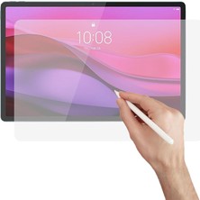 Misda Store Lenovo Yoga Tab Plus TB520FU 12.7 Inch Tablet ile Uyumlu Tablet Paper Like Pencil Destekli Kağıt Hissi Veren Mat Ekran Koruyucu - AL3289