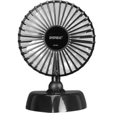 Misda Store Everest EFN-504 2 Kademeli 3500 Rpm Masa Üstü USB Fan Soğutucu Vantilatör Klima USB Girişli Metal Serinletici Fan Mini Vantilatör Fan Klima Aşağı Yukarı Ayarlabilir Sessiz Çalışma (FAN-504)