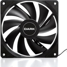 Misda Store 120MM 36 Cfm 1200 Rpm Siyah Kasa Fanı (DKCCF123R)