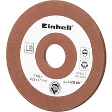 Misda Store Orijinal Yedek Zımpara Diski (Bg-Cs 85 E Testere Zinciri Bileme Cihazı Için Uygun), 108 x 4,5 x 23 Mm)