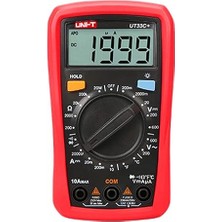 Misda Store UT33C+, Otomatik Ölçek Seçimi, Voltmetre, Ampermetre, Ac/dc Voltaj ve Akım Ölçer, Direnç, Kapasitans, Sıcaklık ile Taşınabilir Dijital Multimetre