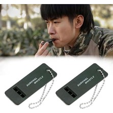 Misda Store Adet Kamp Outdoor Yaşam Yüksek Sesli Acil Durum Düdüğü Survival Plastik Düdük