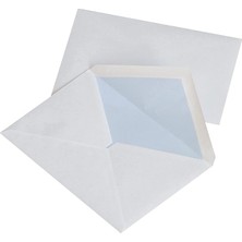 Misda Store Products Yapışkanlı Zarflar Nk C6 114X162 mm 75GSM 50 Adet Beyaz / / Tip-Yapıştırıcı/tür-Nk/renk-Beyaz/format-C6 / Yüzey Ağırlığı (G/m2)-75 / Ölçüler (MM)-114X162