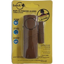 Misda Store LR-4444K Kahverengi Pilli Kapı Pencere Alarmı - Piller Hariç - Ev Alarmı - Kablosuz Pencere Alarmı - Hırsız Alarmı