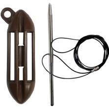 Misda Store Plastik Balık Dizgisi Seti, Kahverengi