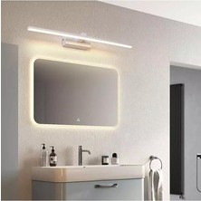 Misda Store Avize Berrak Modern Tasarım Beyaz Renk Gün Işığı Ledli Banyo - Mutfak - Salon LED Duvar Aplik