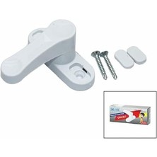 Misda Store 5 Adet Kapı Pencere Hırsız Çocuk Emniyet Kilidi Güvenlik Mandalı Pvc Çekmeli 360 Derece Dönebilir