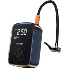 Misda Store Kompresörü, 150 Psı Dijital Göstergeli Oto Kompresör, Araba, Motosiklet, Bisiklet ve Top Için, Taşınabilir Şarjlı Kullanım, Fener Işığı, 4000 Mah Batarya, 3 Farklı Başlık (Psı,kpa,bar,kg/cm²)