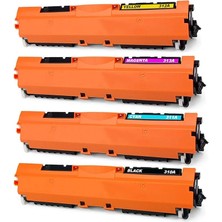 Misda Store Hp ile Uyumlu Color Laserjet CP1025NW Toner Takım Yüksek Kapasite Muadil 4 Renk