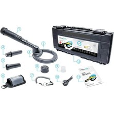 Misda Store Makro Pulsedive Siyah Scuba Dedektör+Pinpointer Sualtı Kablosuz Darbe