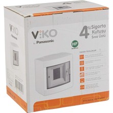 Misda Store 4lü Sıva Üstü Sigorta Kutusu Halojen Free