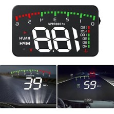 Misda Store Motor Su Sıcaklık Göstergesi Saati Olmayan Araçlar Için Harici Dijital Gösterge Ekranı Obd