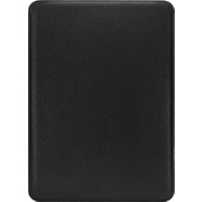 Misda Store Laptop Kılıfı 15 Inç MacBook Air 15" M3 Pro/max 2024 A3114 & M2 2023 A2941 ile Tam Uyumlu, Suni Deri Kılıf Kılıf, Siyah