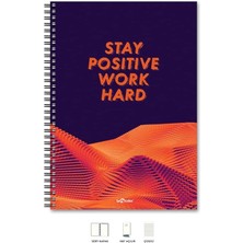 Misda Store Color A4 Defter Çizgili 200 Syf Stay Energy