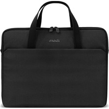 Misda Store MCE-1511 Nova Eco Çevre Dostu Laptop Çantası, 15.6 Inç Bilgisayar Çantası, Kadın ve Erkek Notebook Çantası, Ykk Fermuarlı Macbook Çantası, Iş ve Evrak Çantası, Siyah