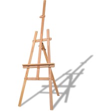Misda Store & Sanat Şövale Ahşap Resim Sehpası Kayın Ağacından