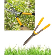 Misda Store Çim Kesme Makası Karbon Çelik Çit Kesme Makası Kaydırmaz Saplı Bahçe Çalı Çim Çit Makası