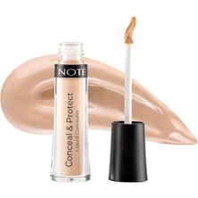 Misda Store Cosmetics Note Conceal & Protect Likit Concealer - 05, Soft Ivory