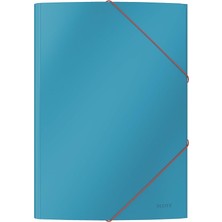 Misda Store Cosy Soft Touch Lastik Kilitli Dosya, A4, Mavi