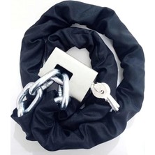 Misda Store Caro 1.5 Metre 10 mm Kalınlığında Motorsiklet Zincir Çelik Kilit Scooter Motor Kilidi