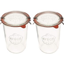 Misda Store Klasik Konserve Kavanozları, 750ML, 2'li Paket