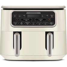 Misda Store Aır Pro Cook Duo Köz Xxxl 8 L Aırfryer Iconıc Beıge